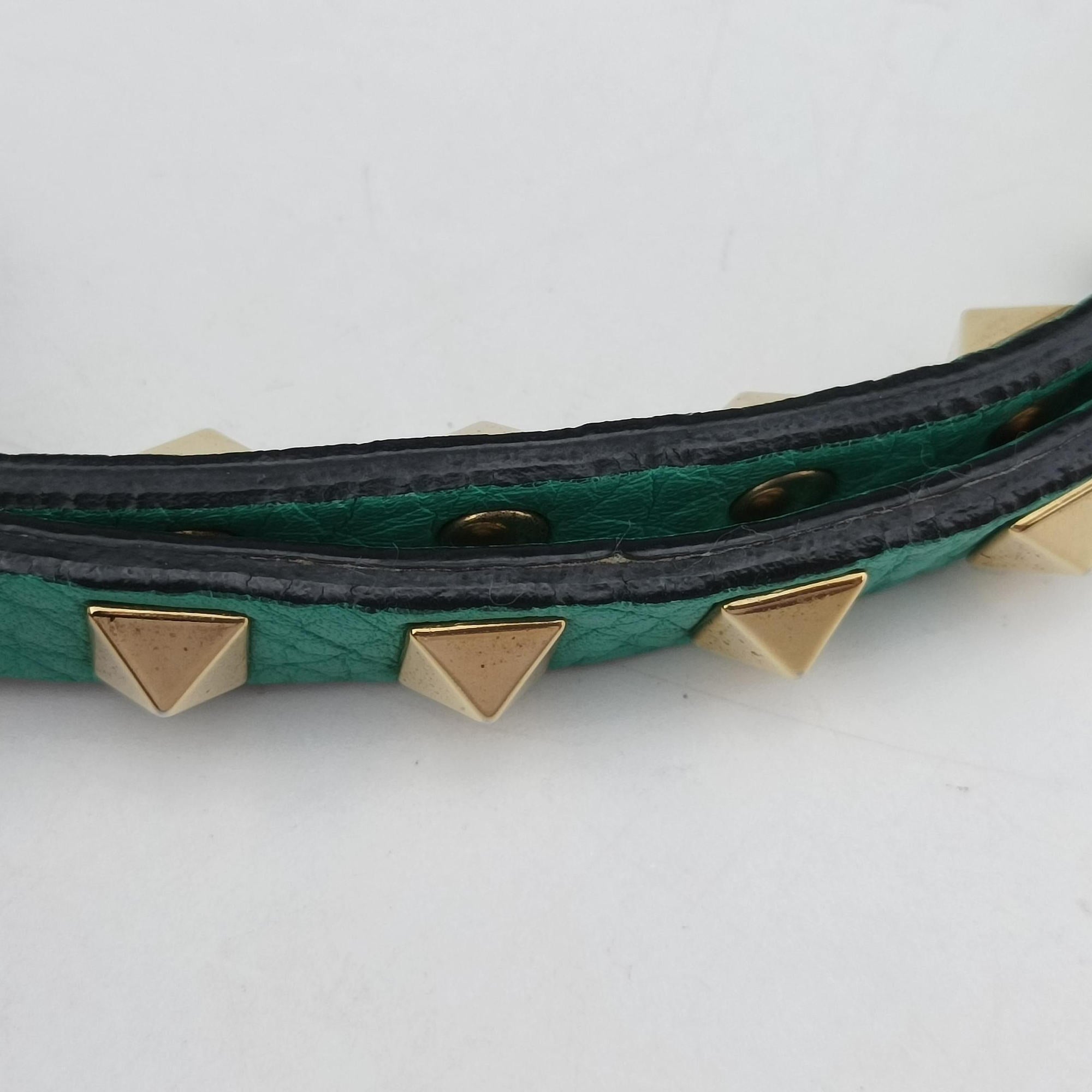 Rockstud BlueGreen Leather BS-G037VSF3ロックスタッズ ブルーグリーン レザー BS-G037VSF3