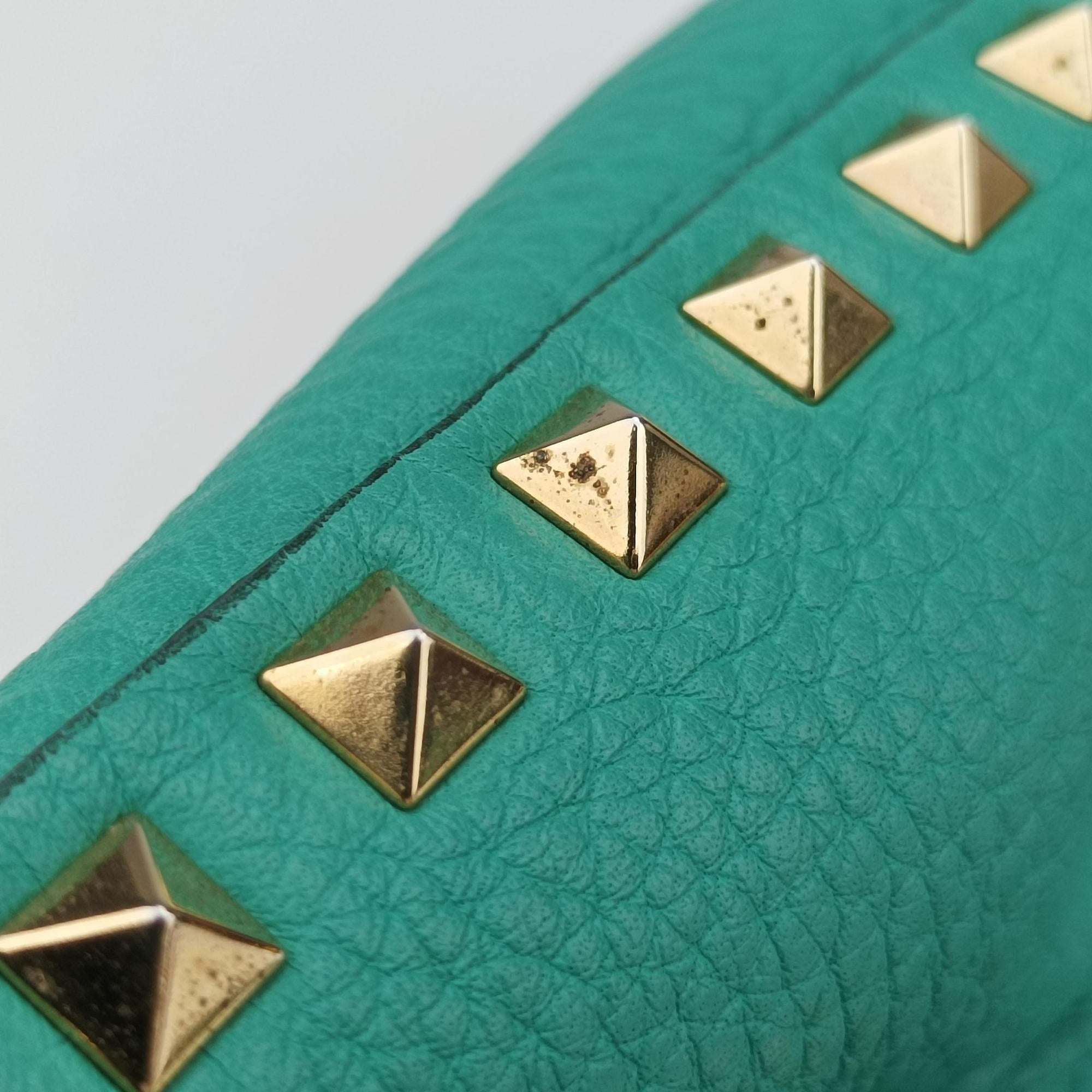 Rockstud BlueGreen Leather BS-G037VSF3ロックスタッズ ブルーグリーン レザー BS-G037VSF3