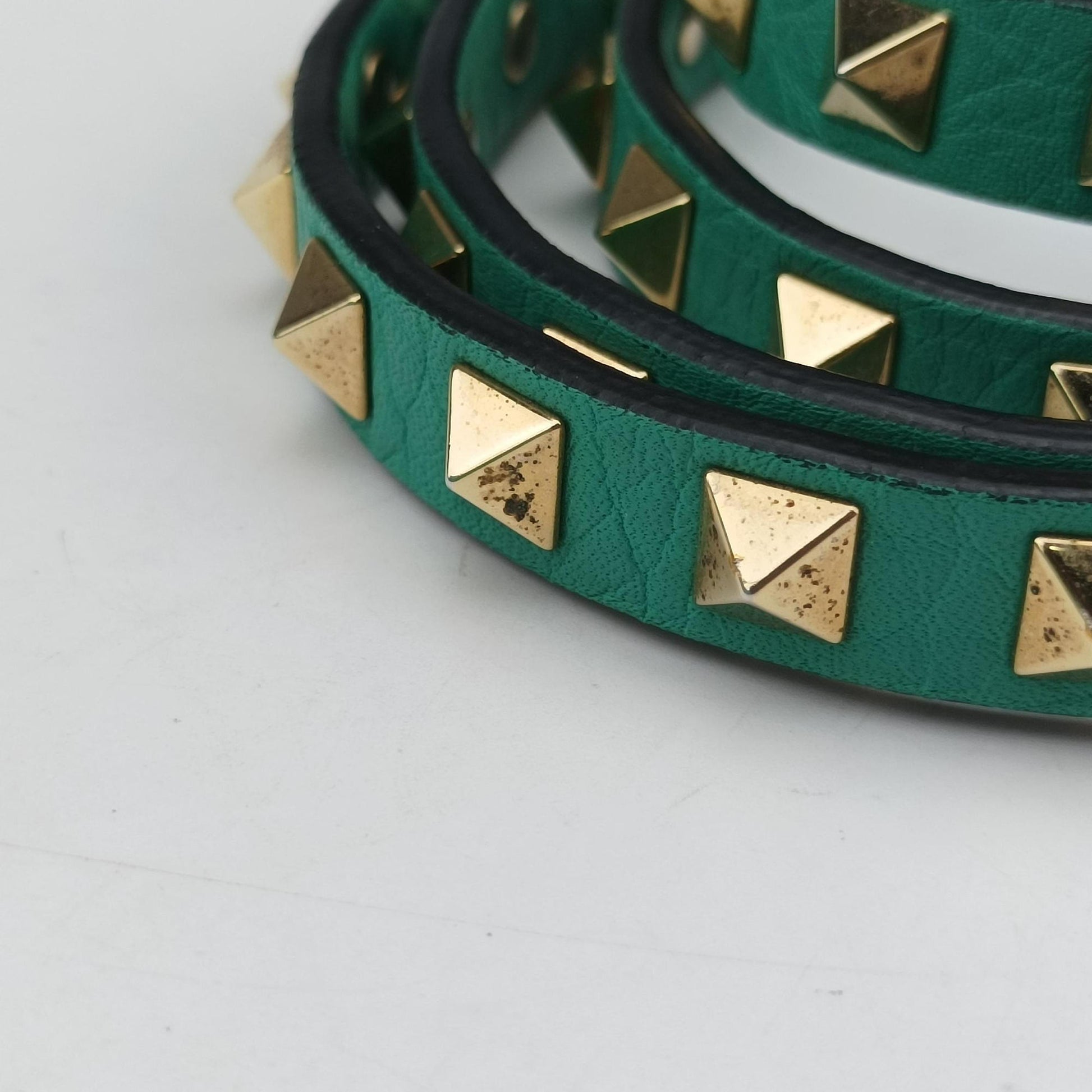 Rockstud BlueGreen Leather BS-G037VSF3ロックスタッズ ブルーグリーン レザー BS-G037VSF3