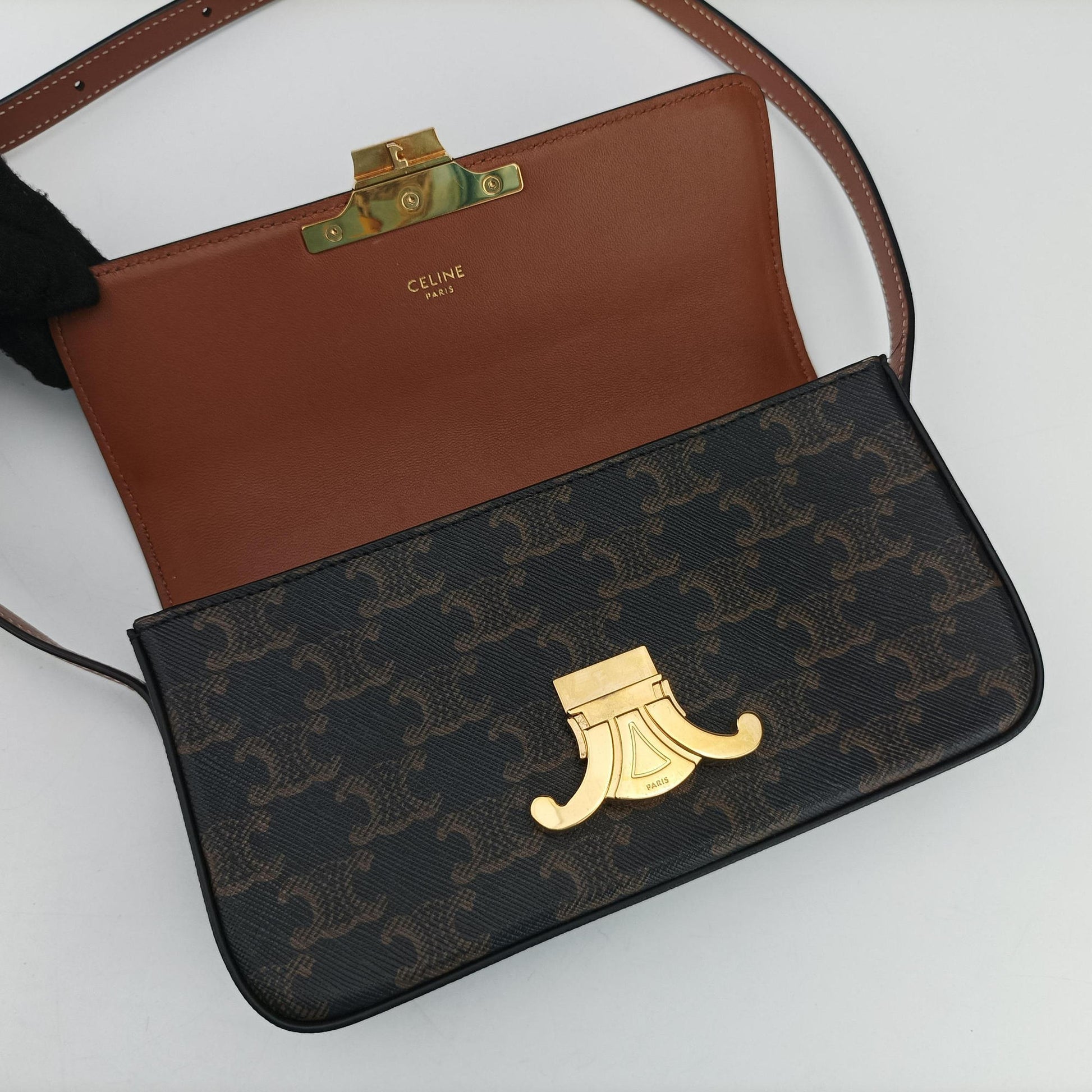 Claude Triomphe Brown PVC coated canvas W-CU-2251クロード トリオンフ ブラウン PVCコーティングキャンバス W-CU-2251