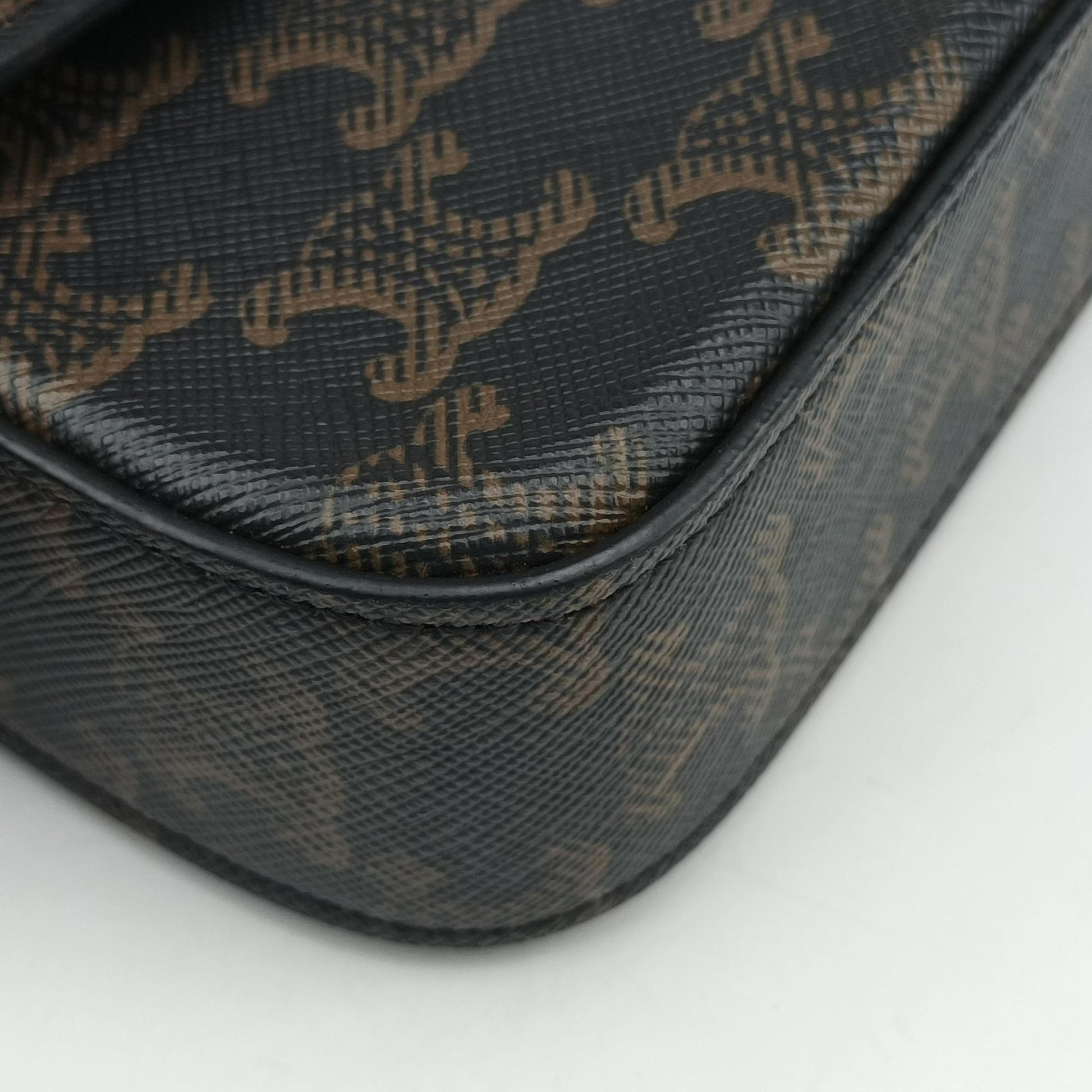 Claude Triomphe Brown PVC coated canvas W-CU-2251クロード トリオンフ ブラウン PVCコーティングキャンバス W-CU-2251