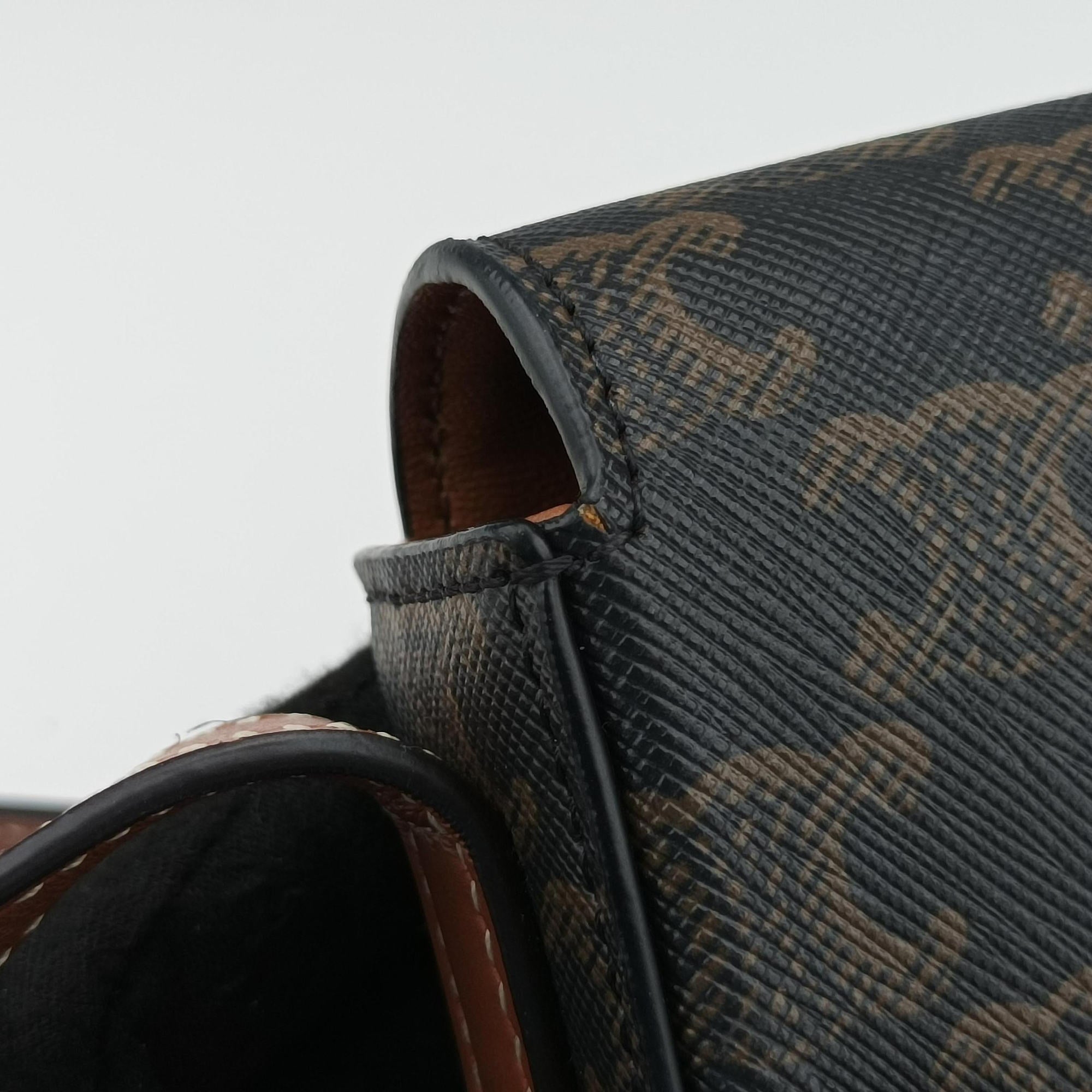 Claude Triomphe Brown PVC coated canvas W-CU-2251クロード トリオンフ ブラウン PVCコーティングキャンバス W-CU-2251