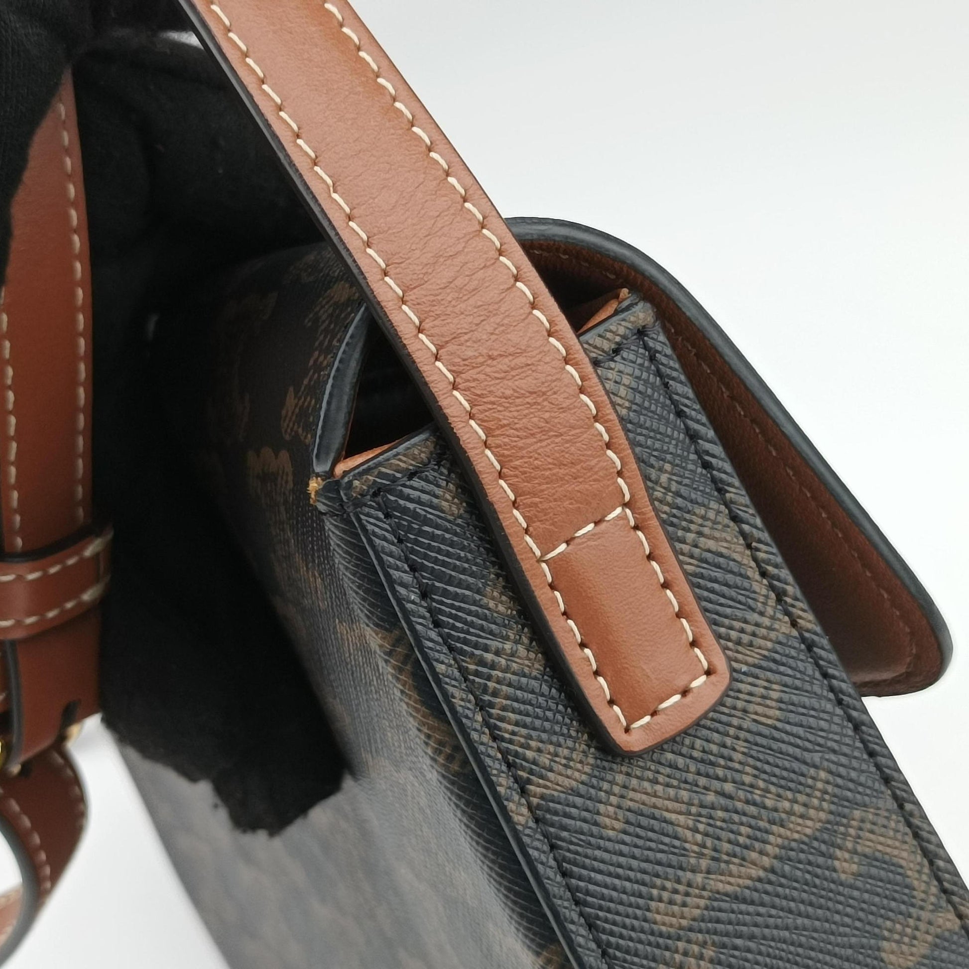 Claude Triomphe Brown PVC coated canvas W-CU-2251クロード トリオンフ ブラウン PVCコーティングキャンバス W-CU-2251