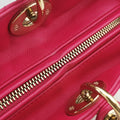 Lady Dior Rose lambskin 16-BO-0123レディディオール ローズ レッド ラムスキン 16-BO-0123