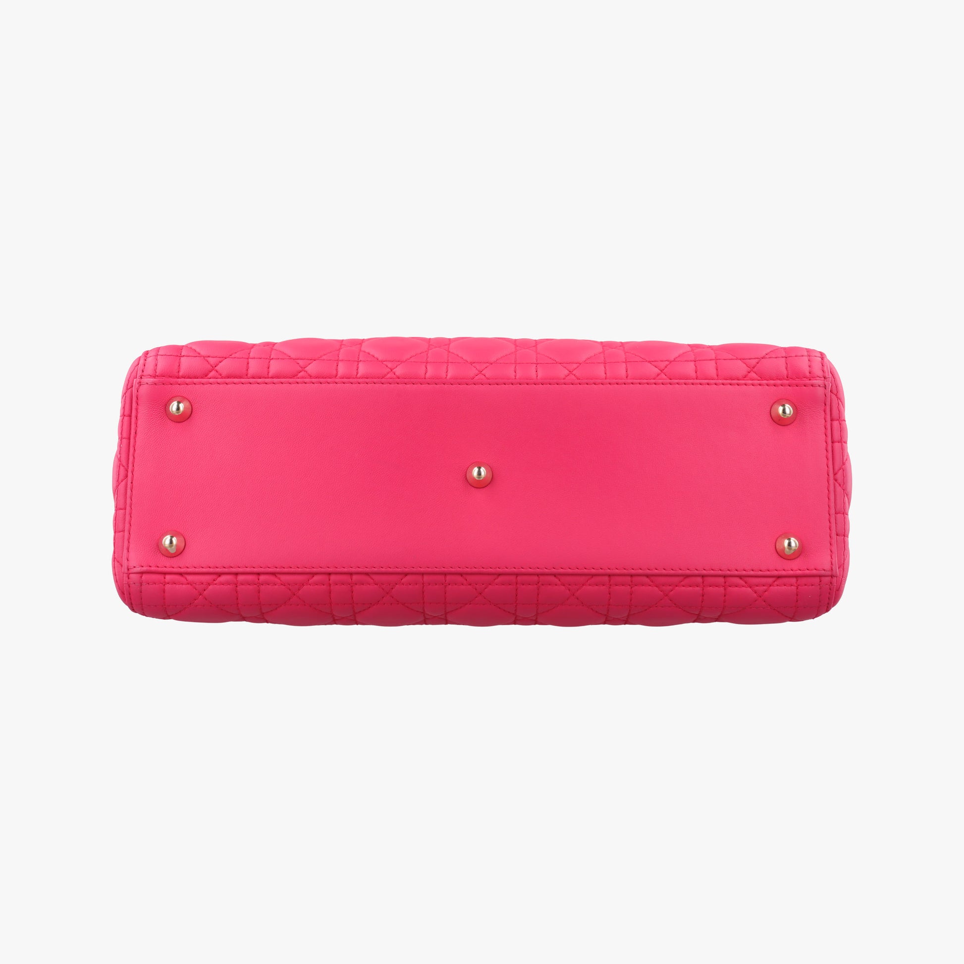 Lady Dior Rose lambskin 16-BO-0123レディディオール ローズ レッド ラムスキン 16-BO-0123