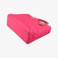 Lady Dior Rose lambskin 16-BO-0123レディディオール ローズ レッド ラムスキン 16-BO-0123