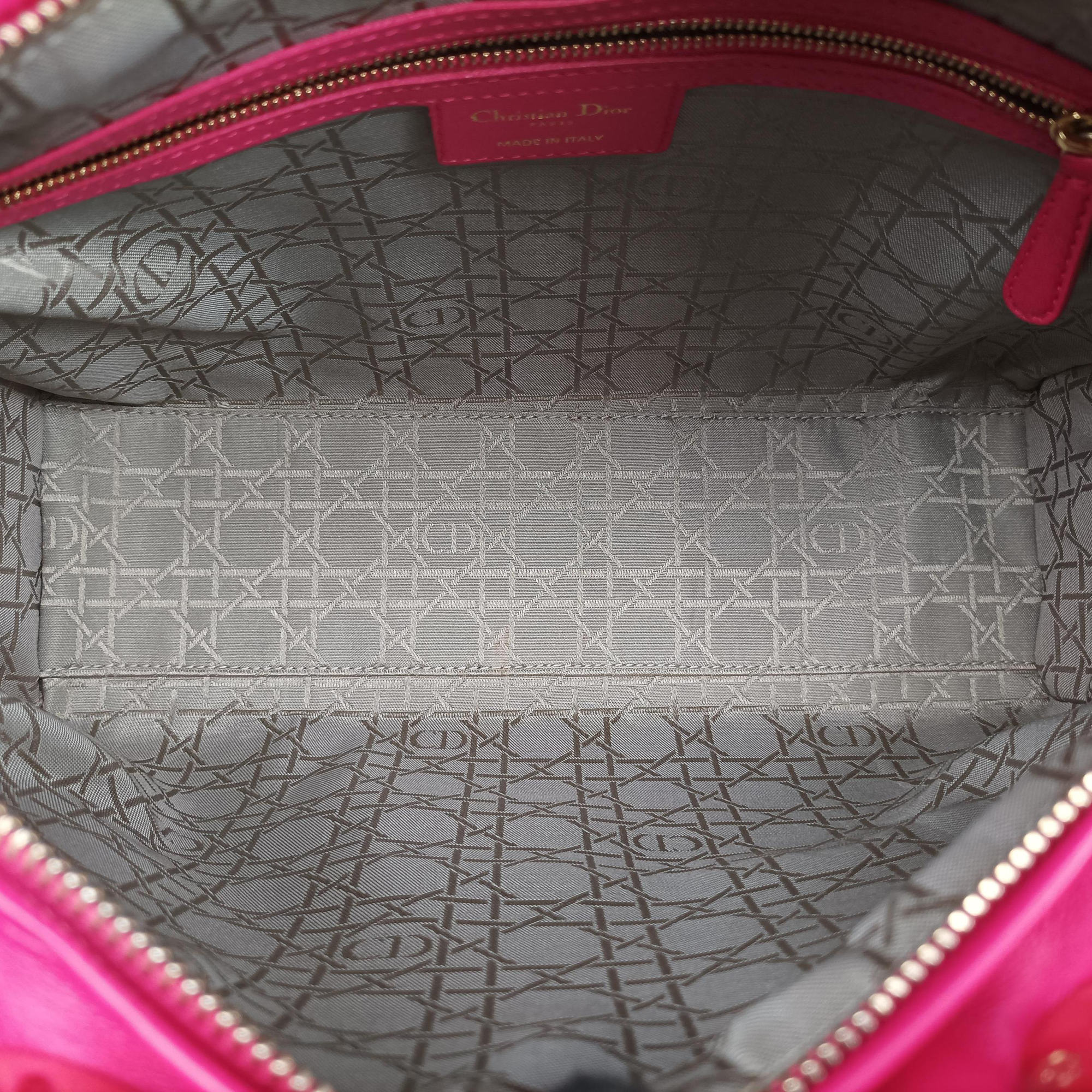 Lady Dior Rose lambskin 16-BO-0123レディディオール ローズ レッド ラムスキン 16-BO-0123