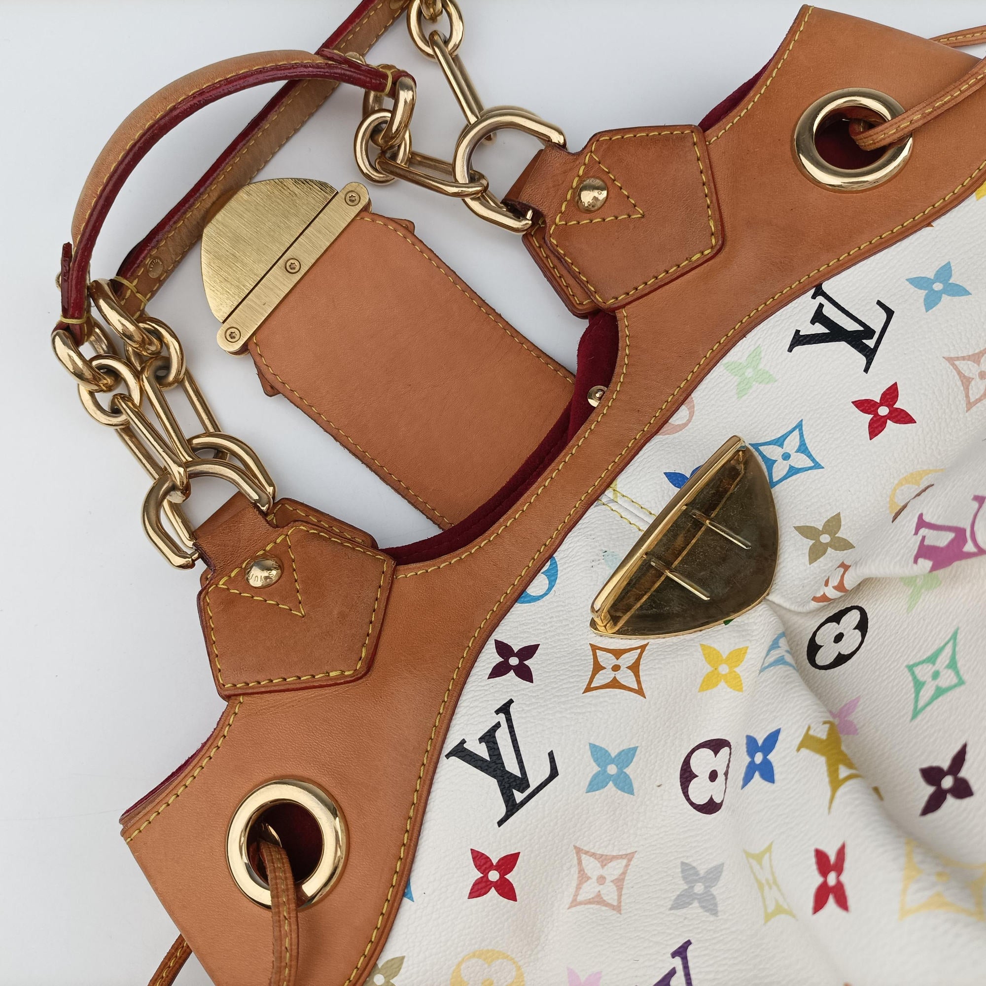 URSULA white Monogram Multicolor M40123 Lot number unknownウルスラ ブロン モノグラム マルチカラー M40123 製番不明