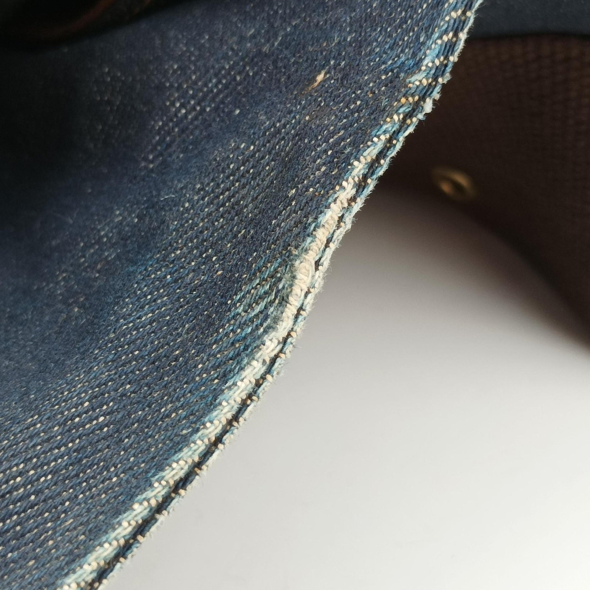 Street Chic Brown×blue canvasxleather BM-0072ストリートシック ブラウン×ブルー キャンバスxレザー BM-0072