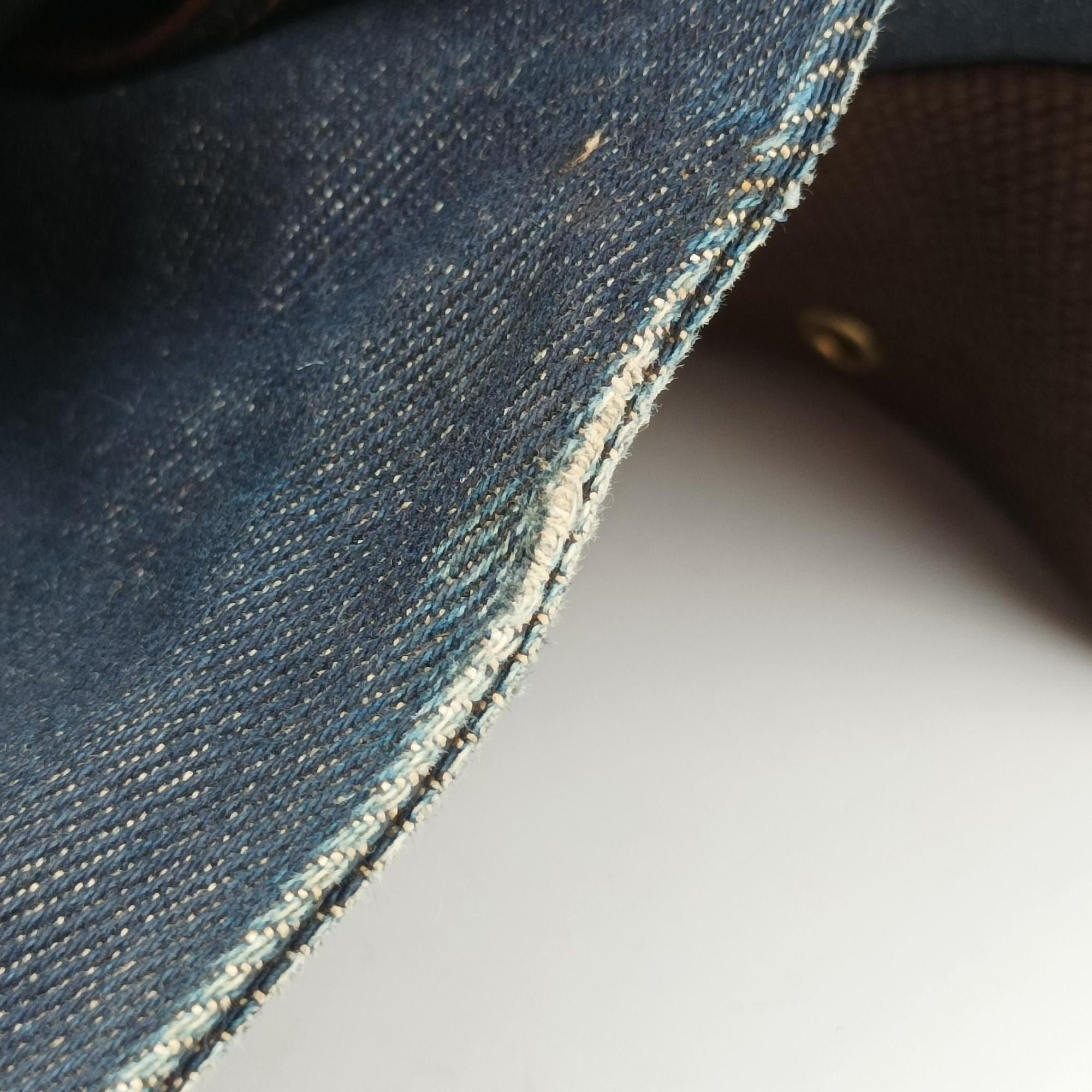 Street Chic Brown×blue canvasxleather BM-0072ストリートシック ブラウン×ブルー キャンバスxレザー BM-0072