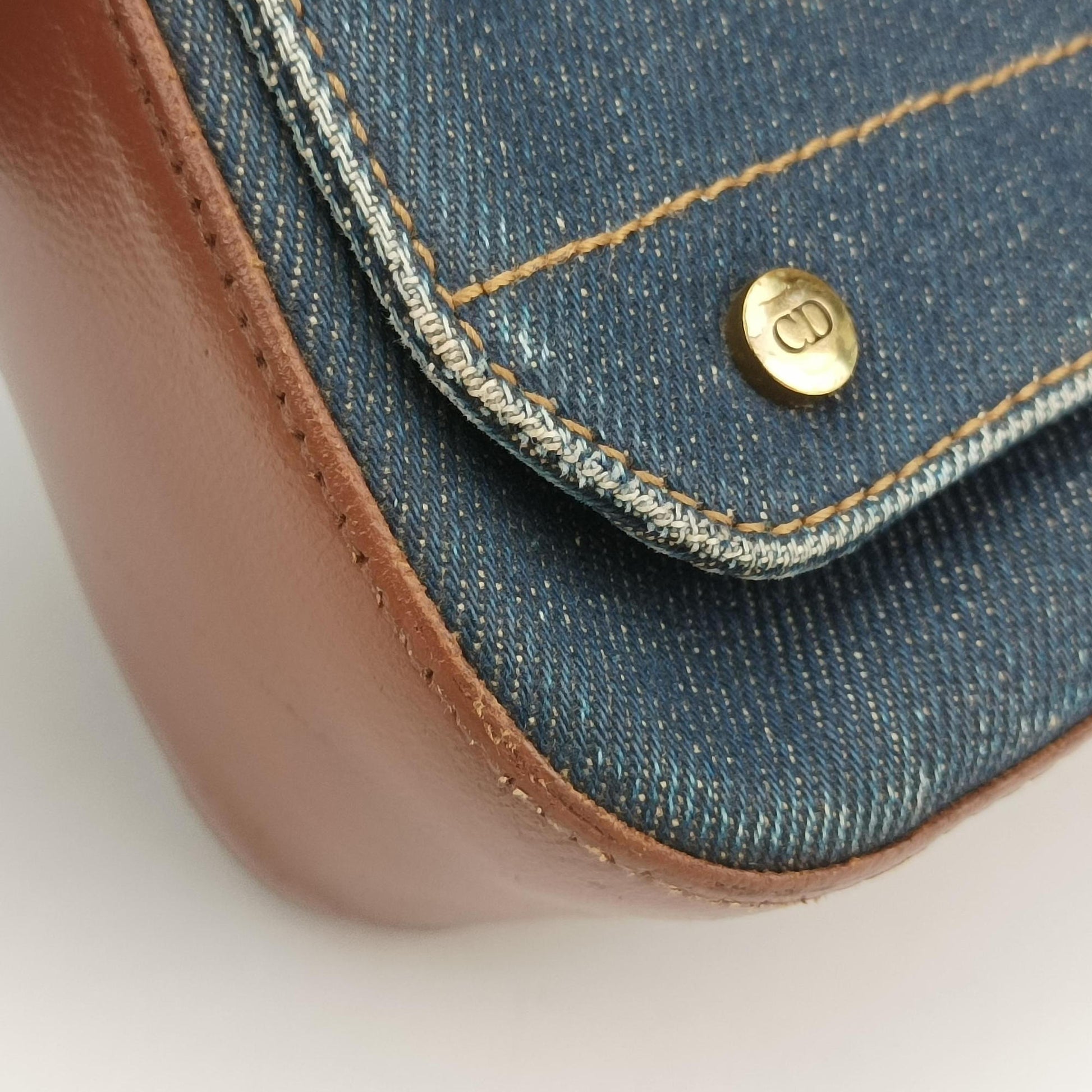 Street Chic Brown×blue canvasxleather BM-0072ストリートシック ブラウン×ブルー キャンバスxレザー BM-0072