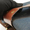 Street Chic Brown×blue canvasxleather BM-0072ストリートシック ブラウン×ブルー キャンバスxレザー BM-0072