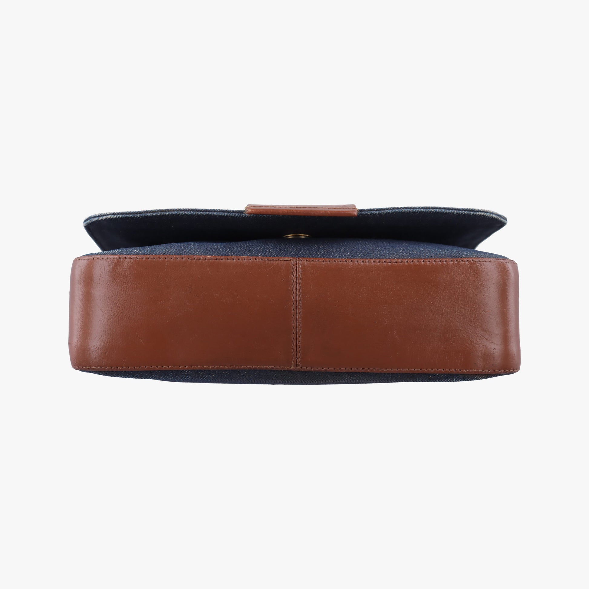 Street Chic Brown×blue canvasxleather BM-0072ストリートシック ブラウン×ブルー キャンバスxレザー BM-0072
