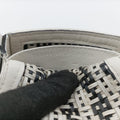 Nano Baguette Charm Black/White Leather 7AR844 7AR844-AFC0-218-0189ナノ バゲット チャーム ブラック/ホワイト レザー 7AR844 7AR844-AFC0-218-0189