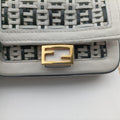 Nano Baguette Charm Black/White Leather 7AR844 7AR844-AFC0-218-0189ナノ バゲット チャーム ブラック/ホワイト レザー 7AR844 7AR844-AFC0-218-0189