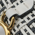 Nano Baguette Charm Black/White Leather 7AR844 7AR844-AFC0-218-0189ナノ バゲット チャーム ブラック/ホワイト レザー 7AR844 7AR844-AFC0-218-0189