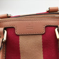 Sherry Line Beige×red×orange Canvas×Leather 247205 B012290916シェリーライン ベージュ×レッド×オレンジ キャンバス×レザー 247205 B012290916