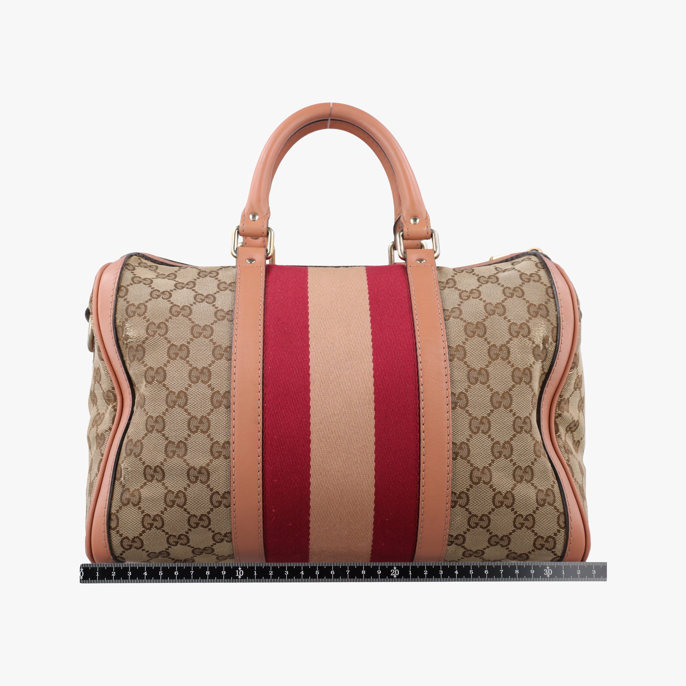 Sherry Line Beige×red×orange Canvas×Leather 247205 B012290916シェリーライン ベージュ×レッド×オレンジ キャンバス×レザー 247205 B012290916