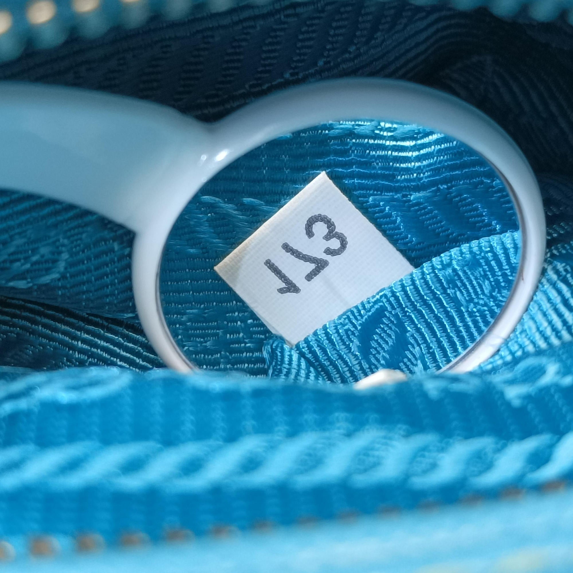 Tessuto Nylon Quilted Impuntu Flap Blue nylon 173テスートナイロンキルティング インプントゥフラップ ブルー ナイロン 173