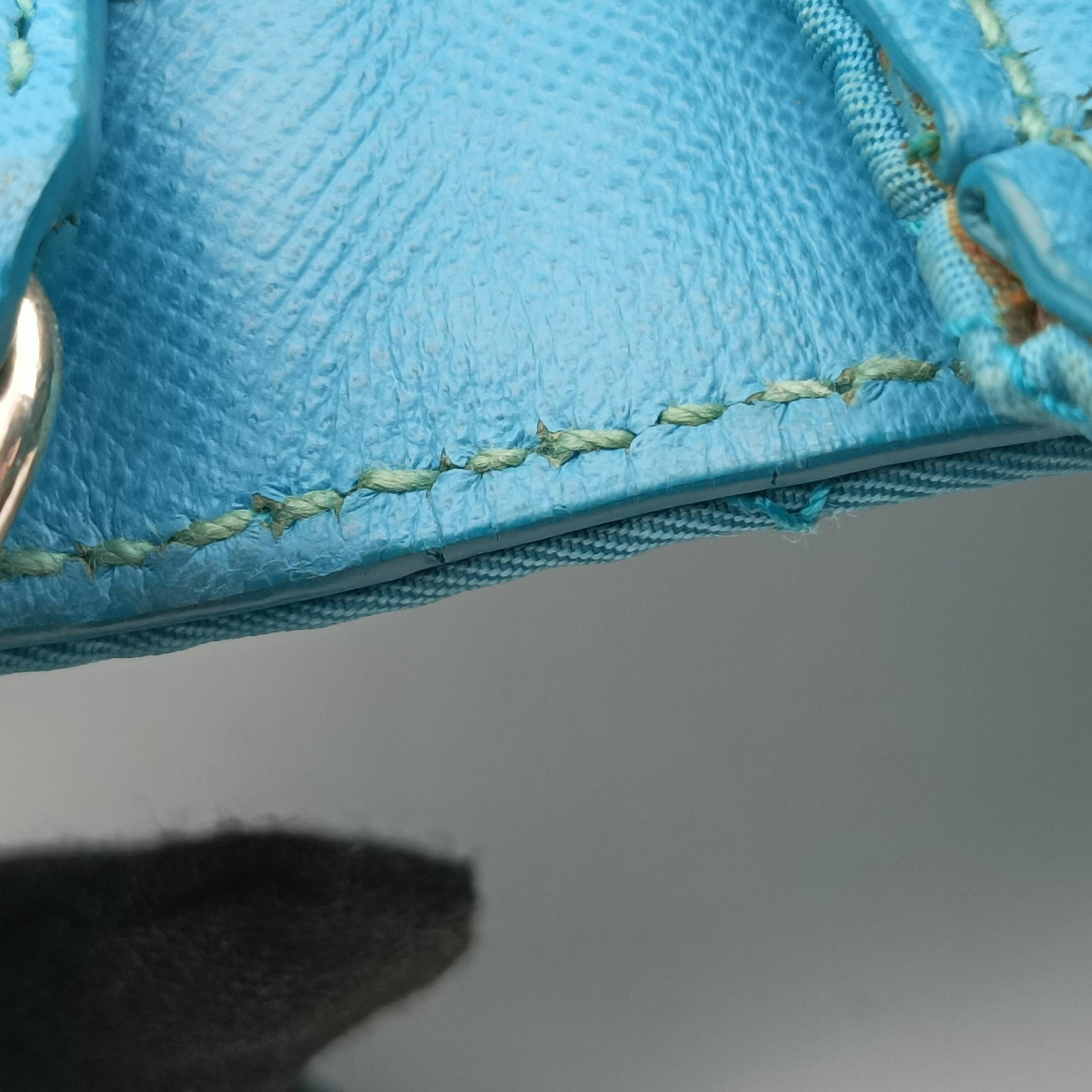 Tessuto Nylon Quilted Impuntu Flap Blue nylon 173テスートナイロンキルティング インプントゥフラップ ブルー ナイロン 173