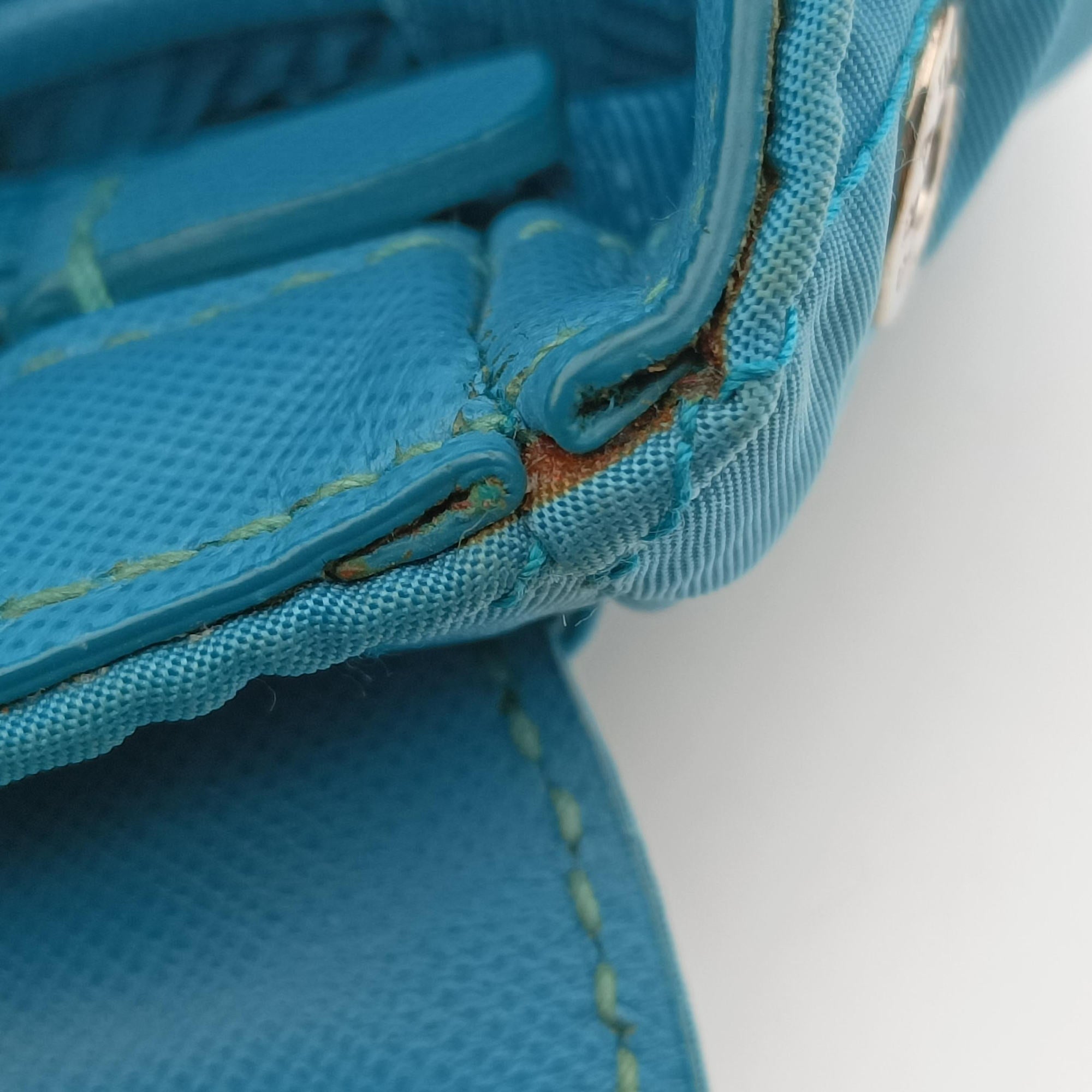 Tessuto Nylon Quilted Impuntu Flap Blue nylon 173テスートナイロンキルティング インプントゥフラップ ブルー ナイロン 173