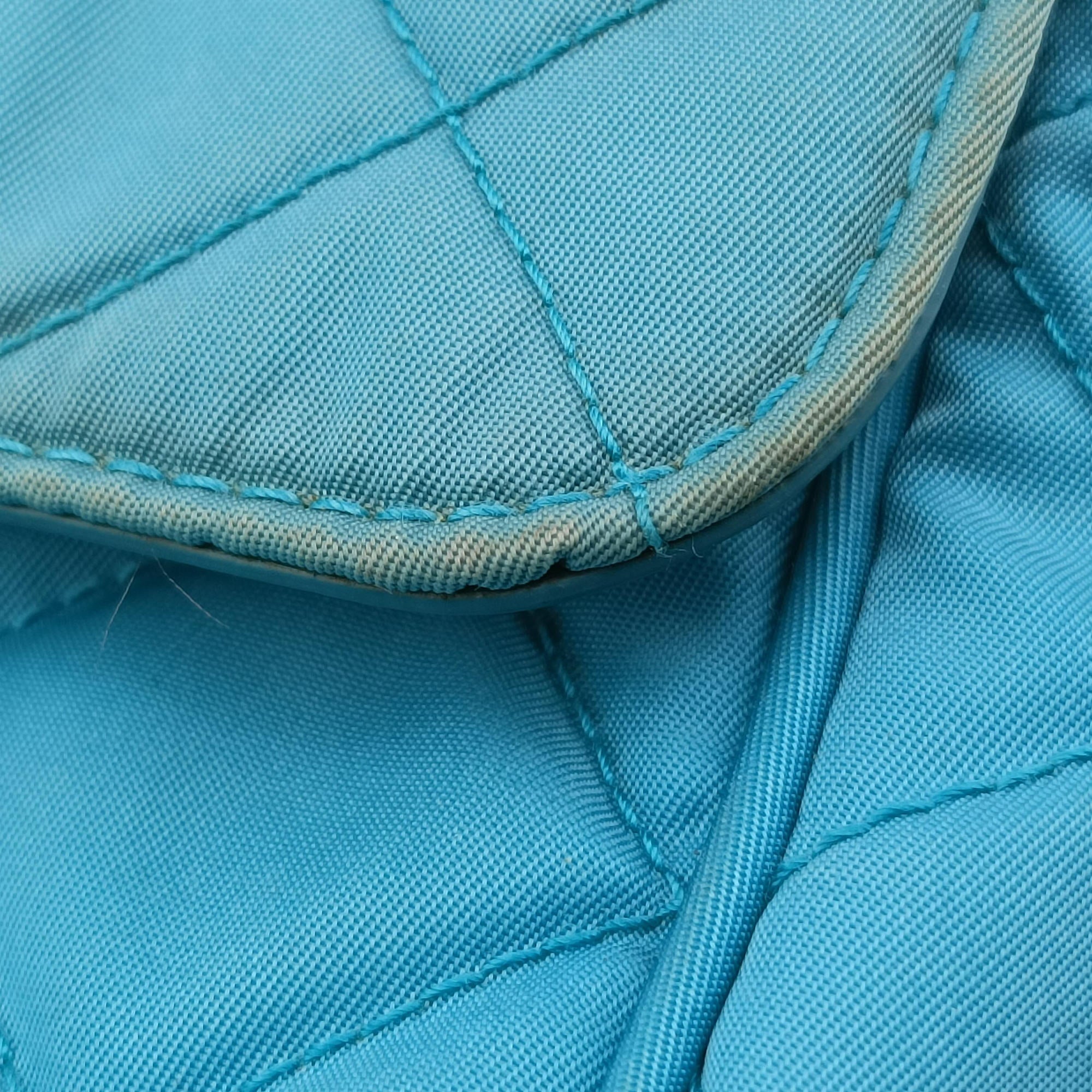 Tessuto Nylon Quilted Impuntu Flap Blue nylon 173テスートナイロンキルティング インプントゥフラップ ブルー ナイロン 173