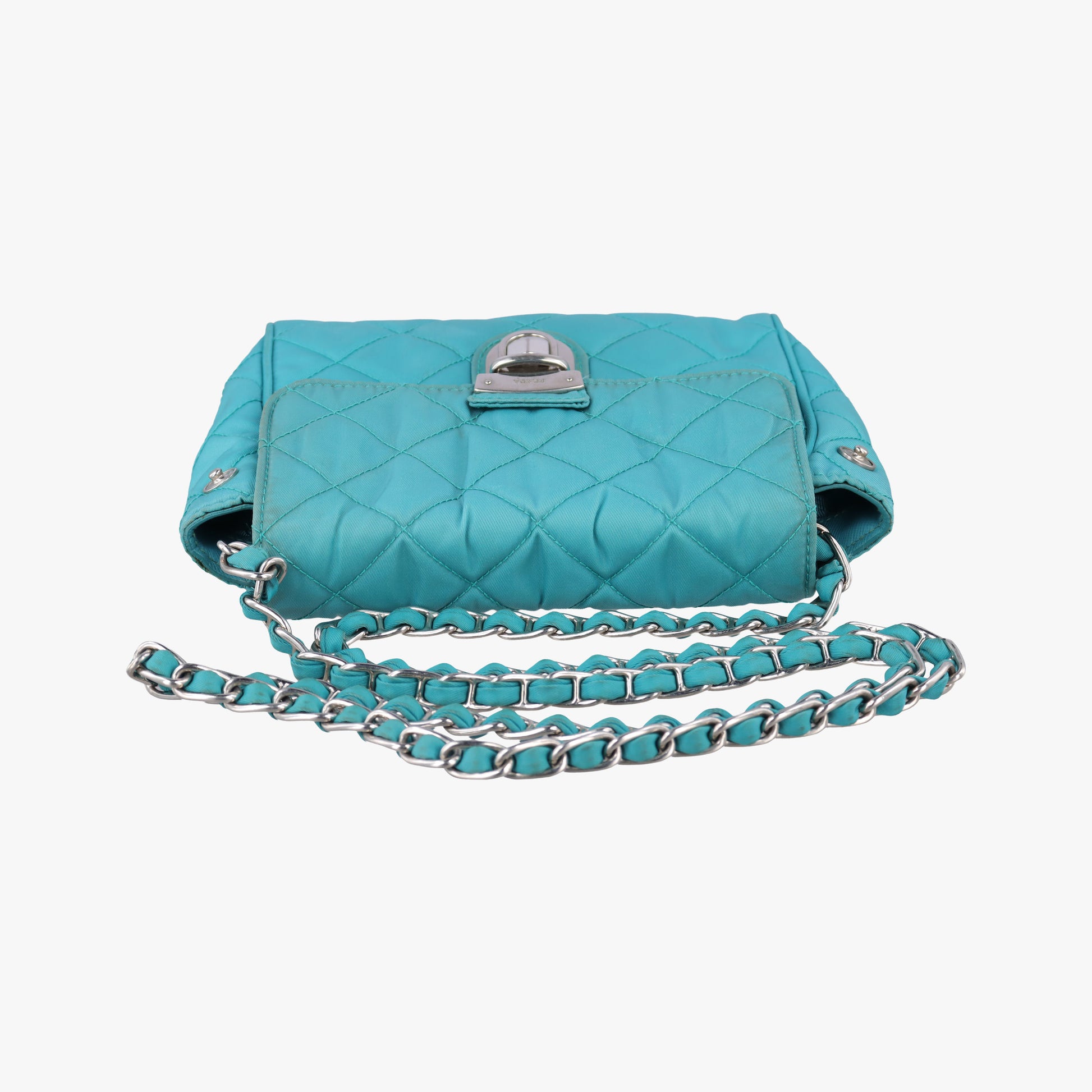 Tessuto Nylon Quilted Impuntu Flap Blue nylon 173テスートナイロンキルティング インプントゥフラップ ブルー ナイロン 173