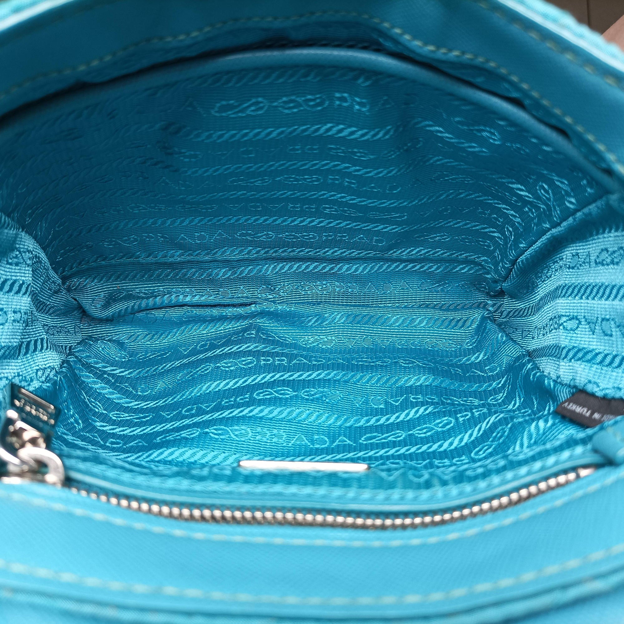 Tessuto Nylon Quilted Impuntu Flap Blue nylon 173テスートナイロンキルティング インプントゥフラップ ブルー ナイロン 173