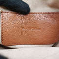 Joan Brown Suede × Leather 03-20-86585リボットホースヘッドフラップ ブラウン スエード × レザー ジョアン 03-20-86585