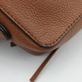 Joan Brown Suede × Leather 03-20-86585リボットホースヘッドフラップ ブラウン スエード × レザー ジョアン 03-20-86585