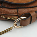 Joan Brown Suede × Leather 03-20-86585リボットホースヘッドフラップ ブラウン スエード × レザー ジョアン 03-20-86585