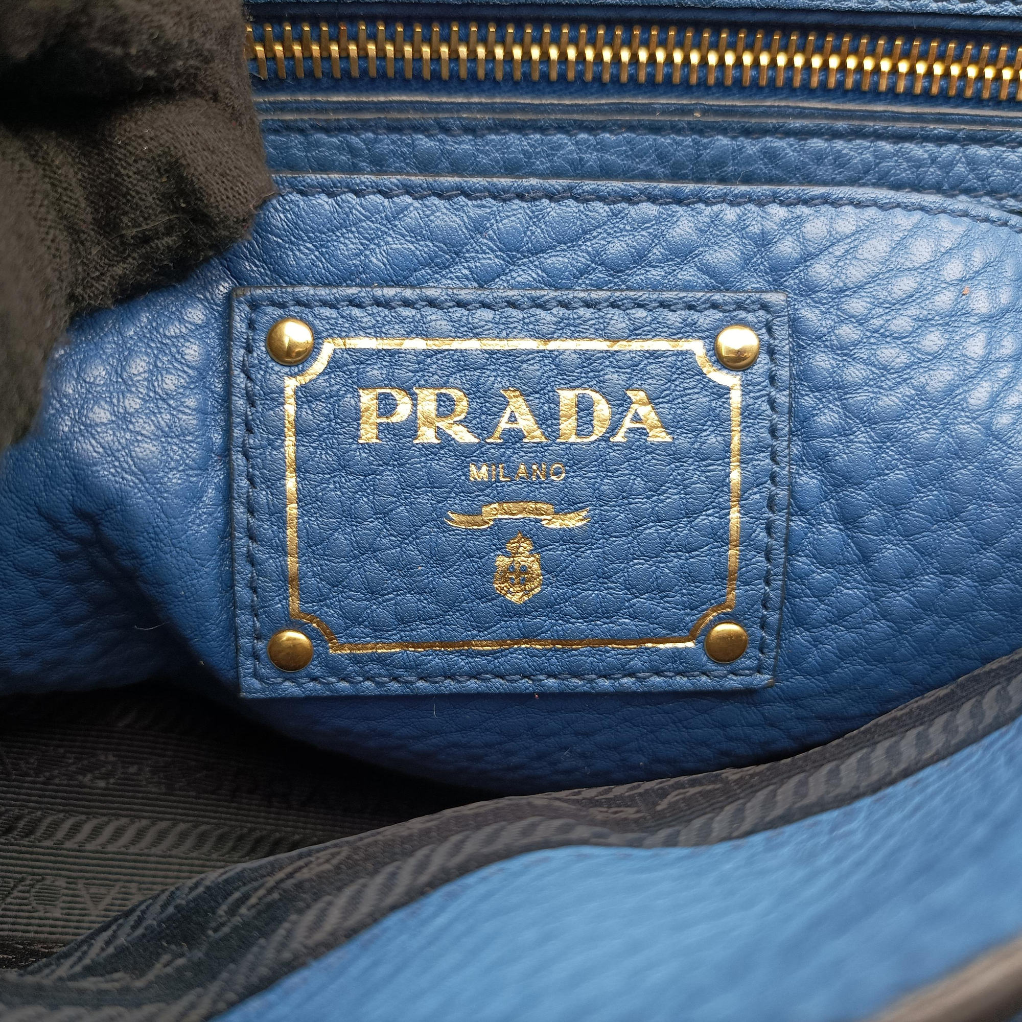 Vitello Daino Sound Flap Top Handle Blue Leather BR5034 7/A 165ヴィテッロ ダイノ サウンド フラップ トップ ハンドル ブルー レザー BR5034 7/A 165