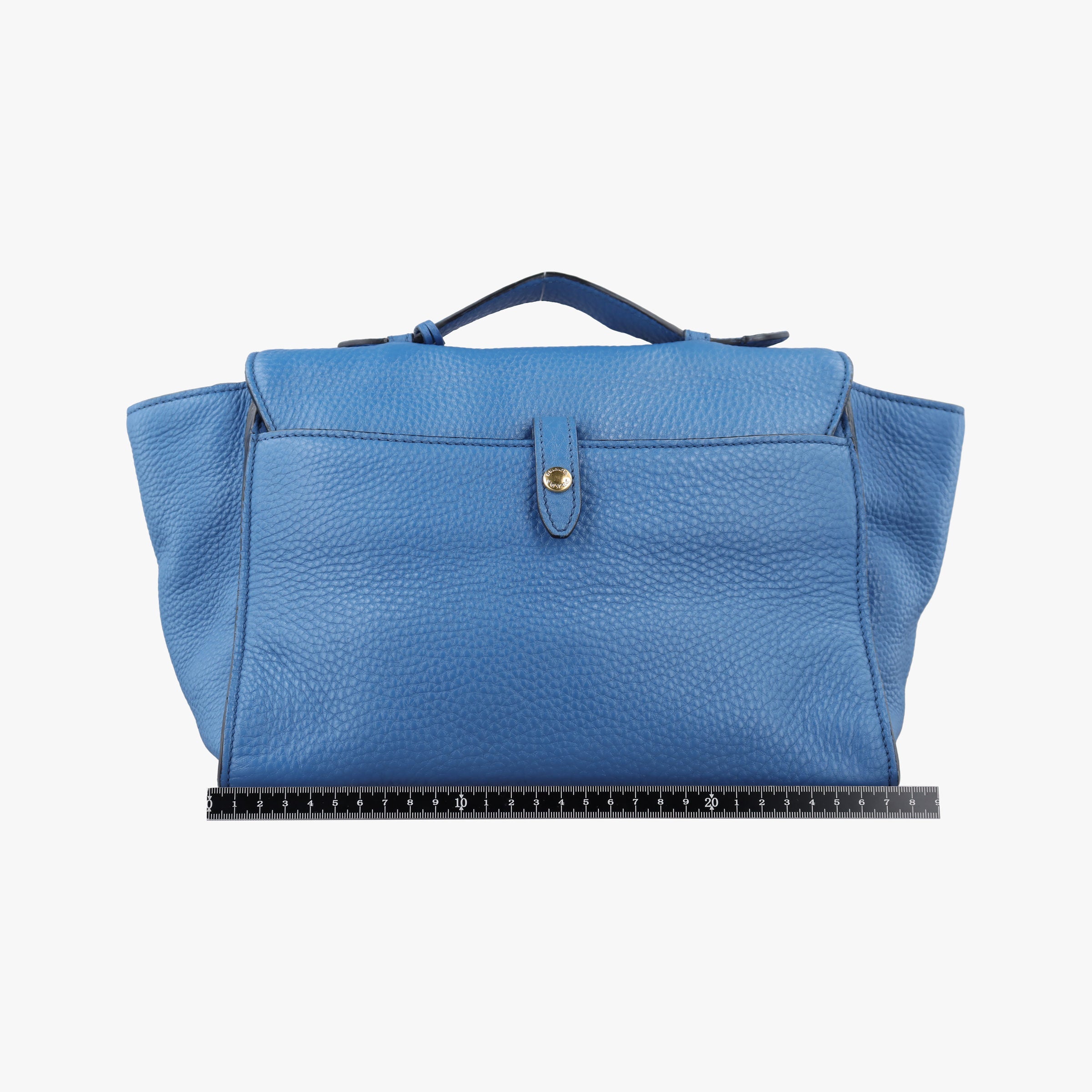 Vitello Daino Sound Flap Top Handle Blue Leather BR5034 7/A 165ヴィテッロ ダイノ サウンド フラップ トップ ハンドル ブルー レザー BR5034 7/A 165