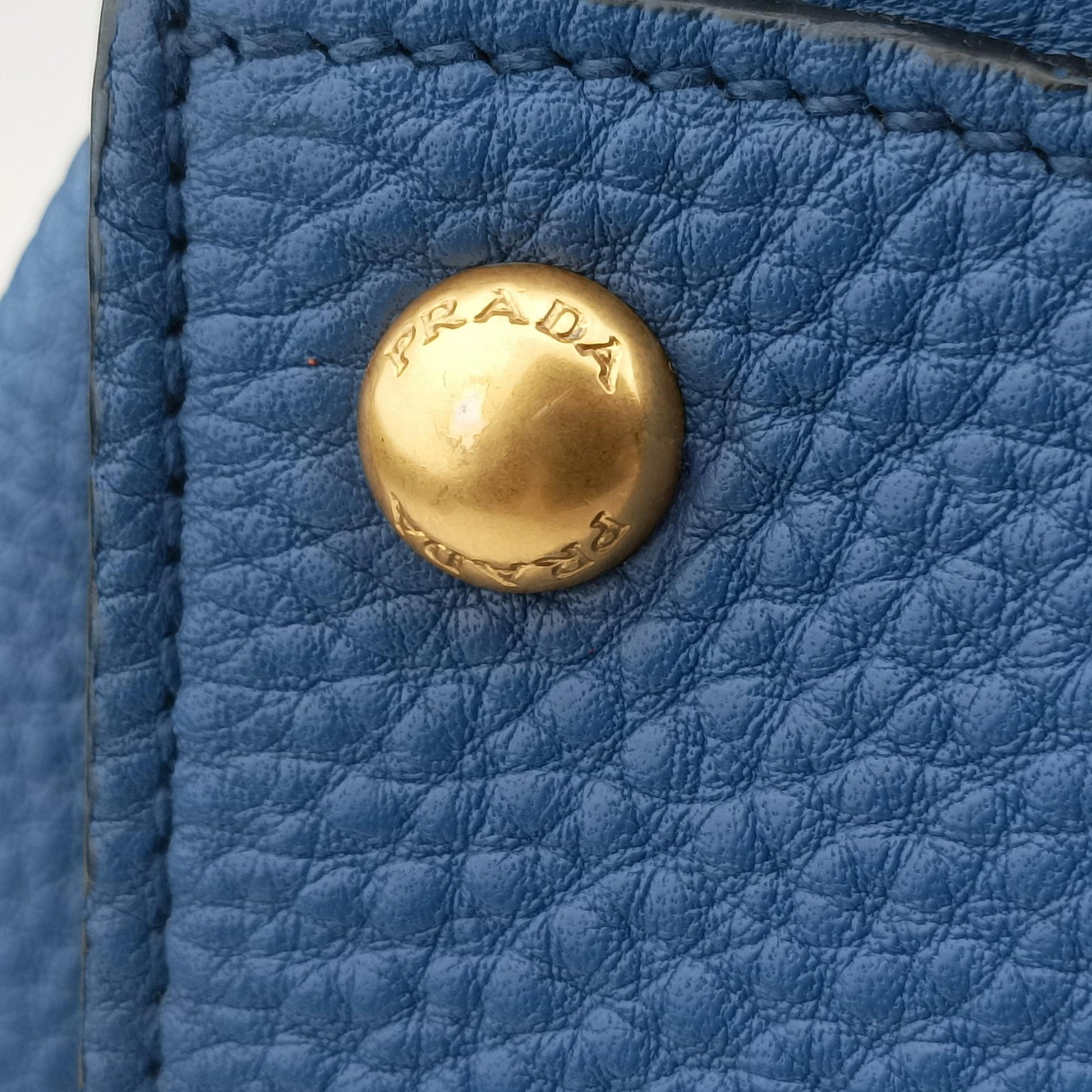 Vitello Daino Sound Flap Top Handle Blue Leather BR5034 7/A 165ヴィテッロ ダイノ サウンド フラップ トップ ハンドル ブルー レザー BR5034 7/A 165