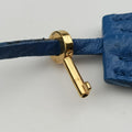 Vitello Daino Sound Flap Top Handle Blue Leather BR5034 7/A 165ヴィテッロ ダイノ サウンド フラップ トップ ハンドル ブルー レザー BR5034 7/A 165