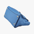 Vitello Daino Sound Flap Top Handle Blue Leather BR5034 7/A 165ヴィテッロ ダイノ サウンド フラップ トップ ハンドル ブルー レザー BR5034 7/A 165