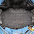 Vitello Daino Sound Flap Top Handle Blue Leather BR5034 7/A 165ヴィテッロ ダイノ サウンド フラップ トップ ハンドル ブルー レザー BR5034 7/A 165