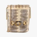 Zumi Mini Drawstring Bucket Beige x Multicolor snakeskin 576432 ズゥミ ミニバケット ベージュ×マルチカラー ヘビ革 576432 