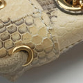 Zumi Mini Drawstring Bucket Beige x Multicolor snakeskin 576432 ズゥミ ミニバケット ベージュ×マルチカラー ヘビ革 576432 