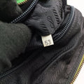 quilted tessuto Green Nylon x leather 53キルティング テスート グリーン ナイロンxレザー 53