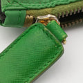 quilted tessuto Green Nylon x leather 53キルティング テスート グリーン ナイロンxレザー 53