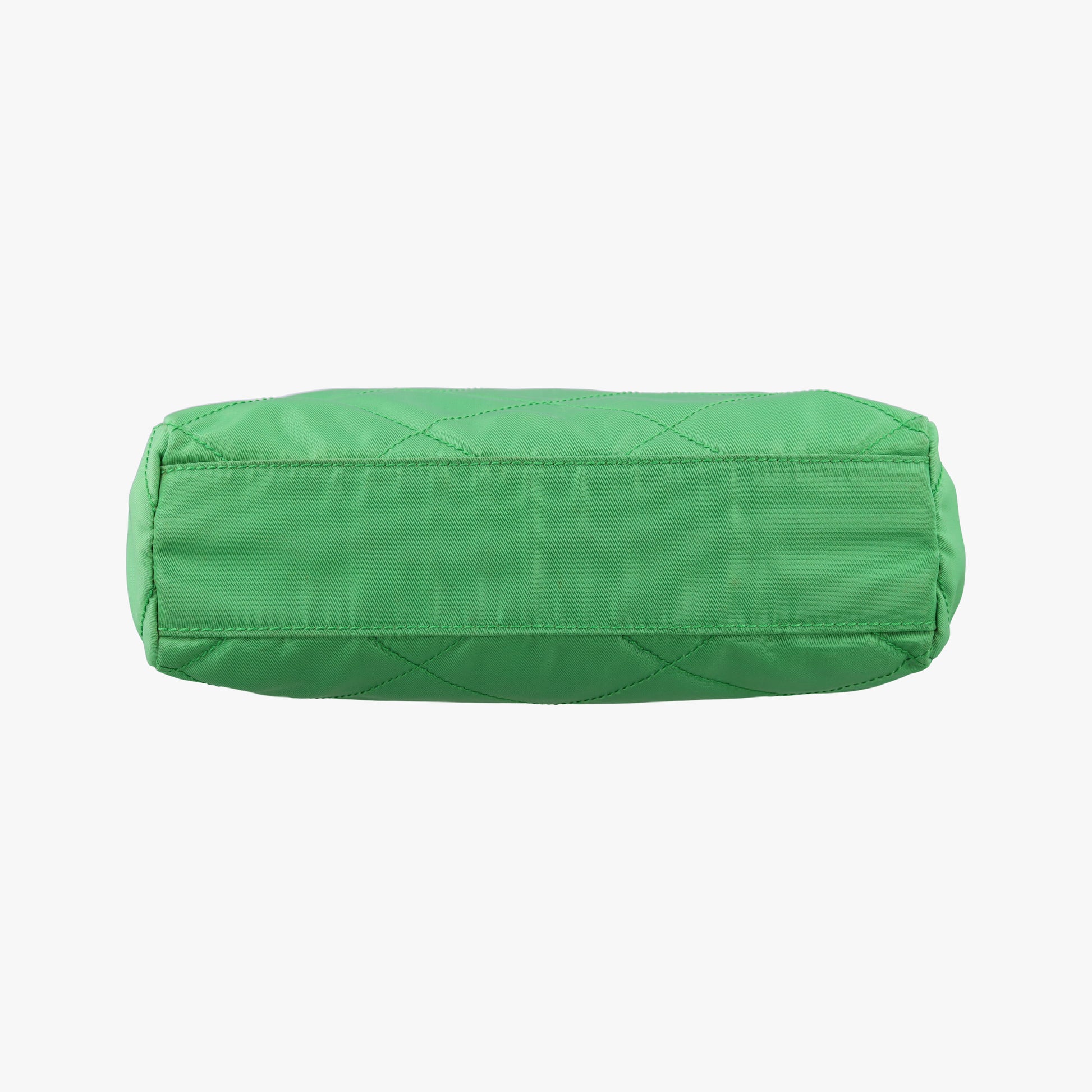 quilted tessuto Green Nylon x leather 53キルティング テスート グリーン ナイロンxレザー 53
