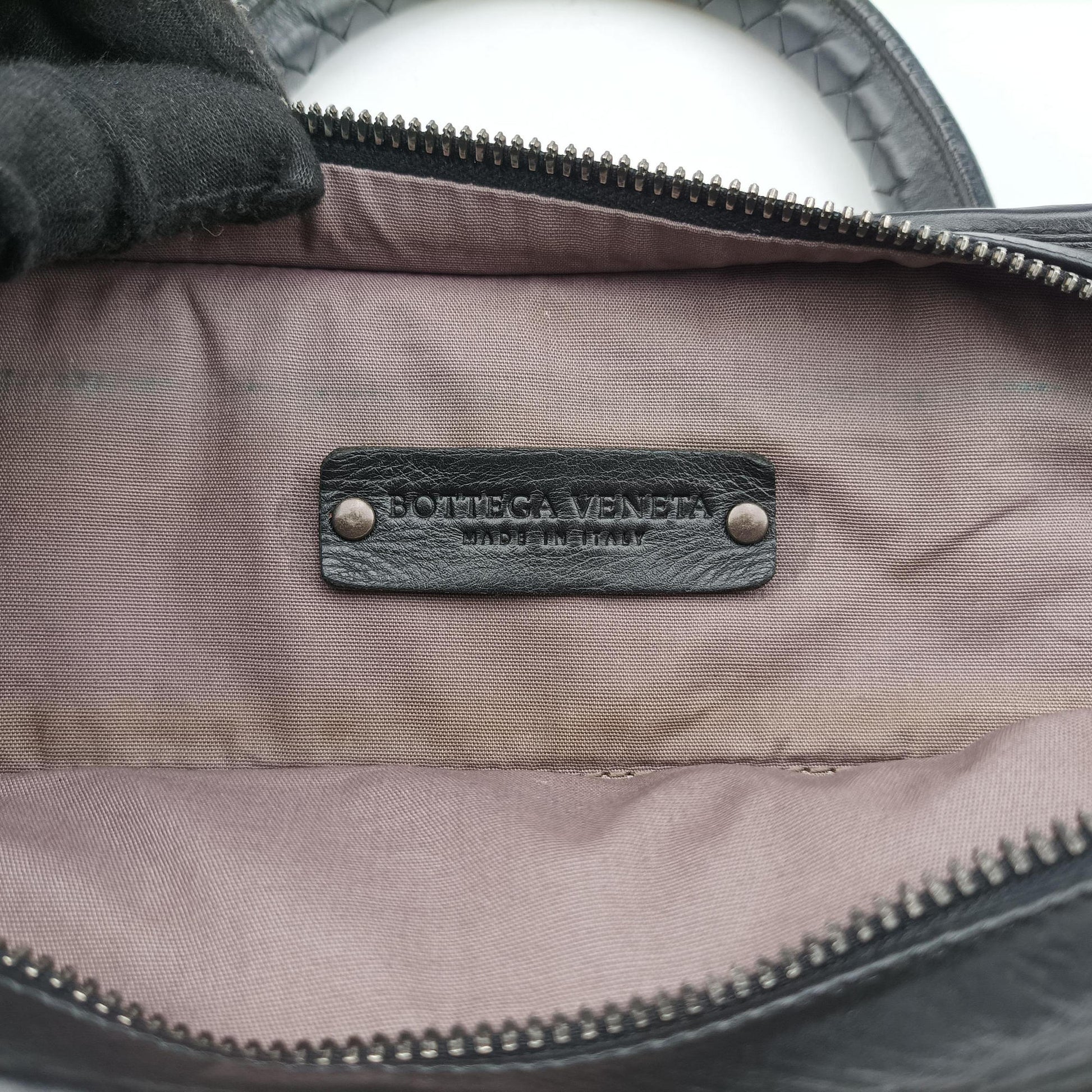 Intrecciato Black lambskin B03241013Cイントレチャート ブラック ラムスキン B03241013C