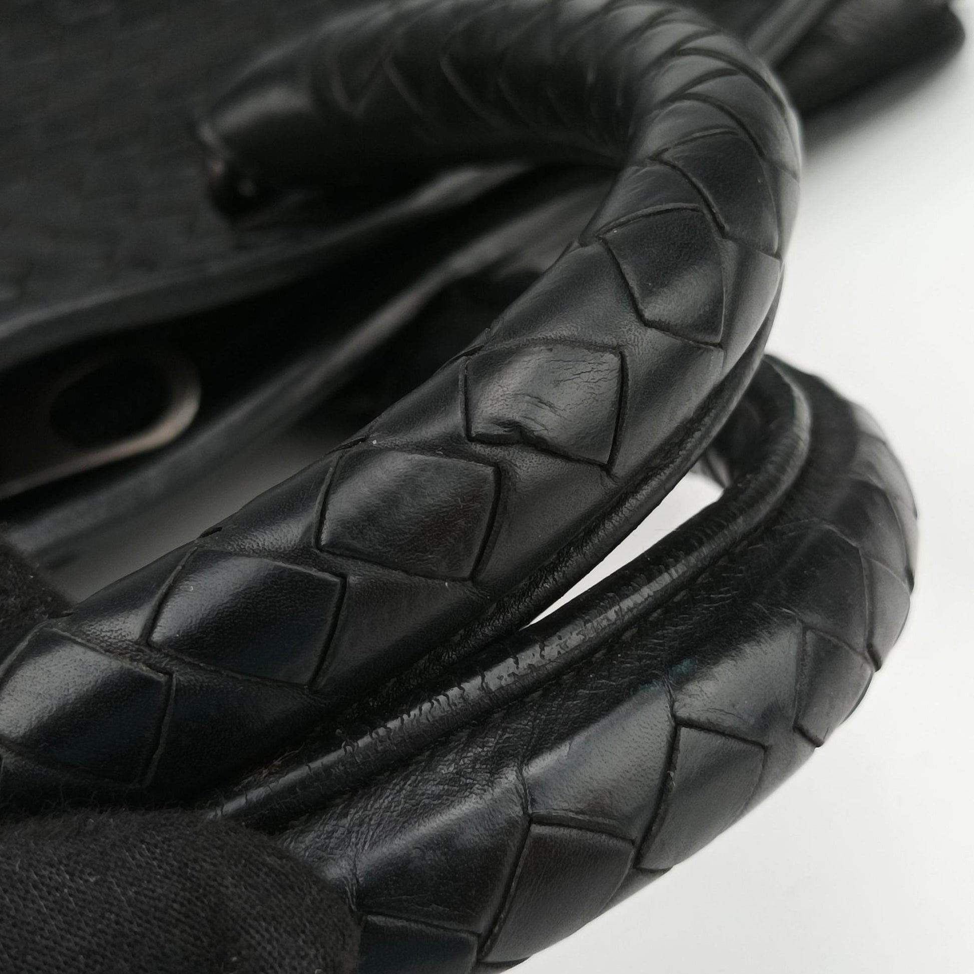 Intrecciato Black lambskin B03241013Cイントレチャート ブラック ラムスキン B03241013C