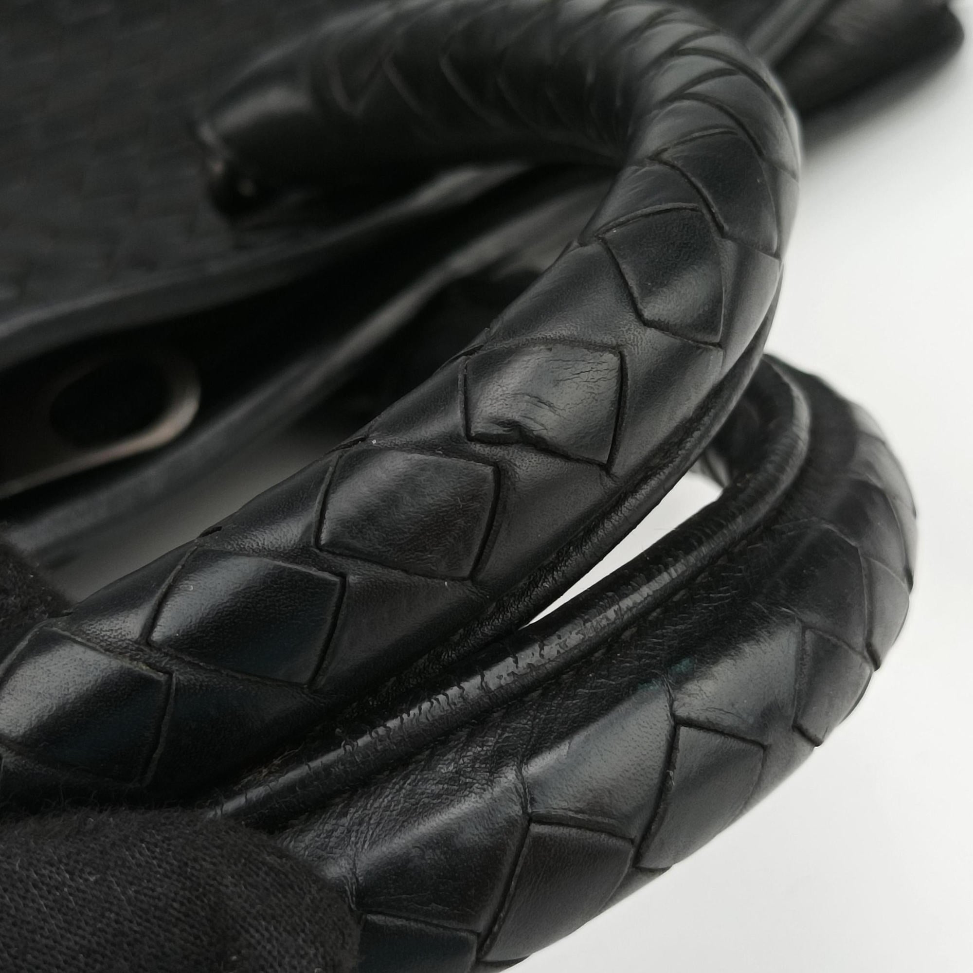 Intrecciato Black lambskin B03241013Cイントレチャート ブラック ラムスキン B03241013C
