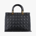 Lady Dior Black lambskin 05-MA-0059レディディオール ブラック ラムスキン 05-MA-0059