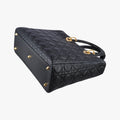 Lady Dior Black lambskin 05-MA-0059レディディオール ブラック ラムスキン 05-MA-0059