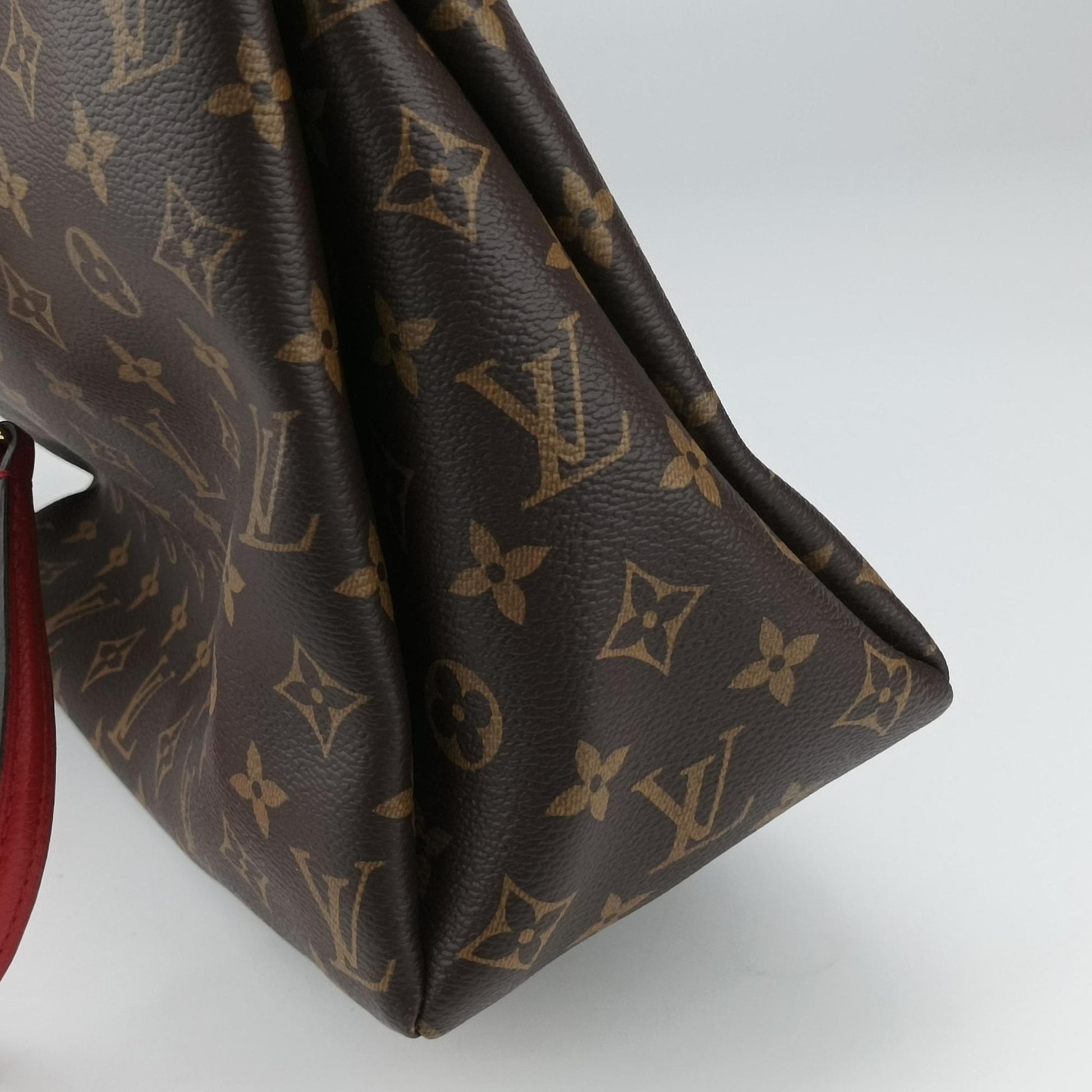PALLAS SHOPPER Brown×CERISE Monogram Canvas×calf leather M51197 SP4125パラスショッパー モノグラム/ブラウン×スリーズ モノグラムキャンバス×カーフレザー M51197 SP4125