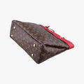 PALLAS SHOPPER Brown×CERISE Monogram Canvas×calf leather M51197 SP4125パラスショッパー モノグラム/ブラウン×スリーズ モノグラムキャンバス×カーフレザー M51197 SP4125