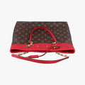 PALLAS SHOPPER Brown×CERISE Monogram Canvas×calf leather M51197 SP4125パラスショッパー モノグラム/ブラウン×スリーズ モノグラムキャンバス×カーフレザー M51197 SP4125